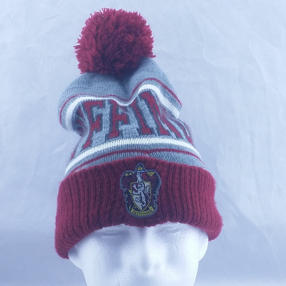 Harry Potter Gryffindor Beanie Pom Pom Winter Hat